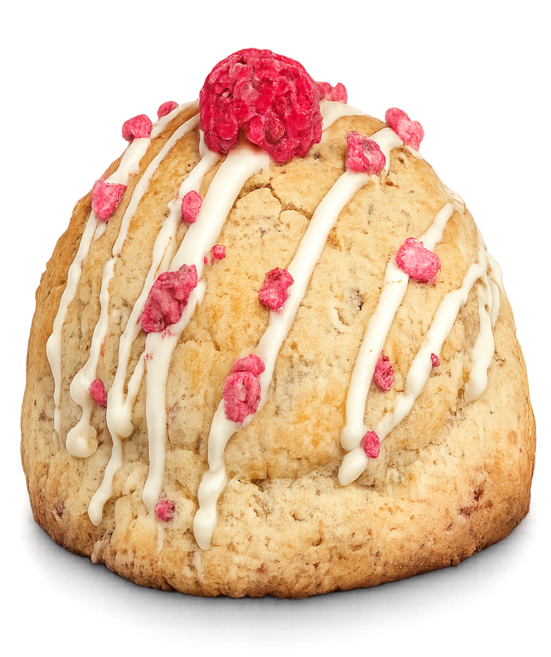 White chocolate Raspberry